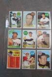 9 Vintage Baseball Collector Cards TOPPS 1960's
