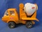 1970s Tonka Cement Mixer – 8 1/4” long – Orange