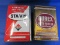 Vintage Durex & Sta-Vis Anti-Freeze Tins