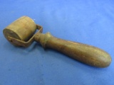 Antique Tool “Wallpaper Seam Roller”  – 7” L  roller 1 3/4” W x 1 3/4” DIA