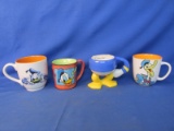 4 Mugs “Walt Disney's Donald Duck” - All Different