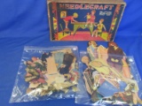 1930's Box with Graphics “Gold Medal” Needlecraft No. 2522-B Transogram & Paper Dolls