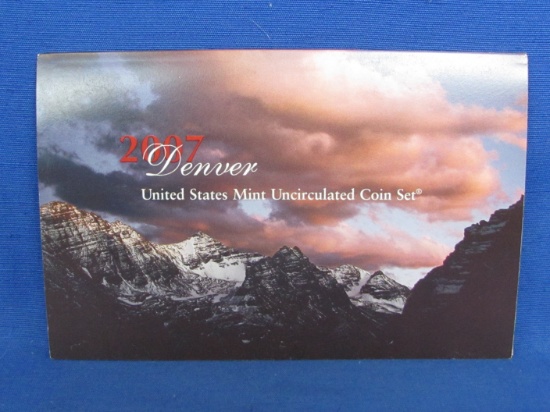 2007 Denver United States Mint Uncirculated Coin Set – 14 Coins