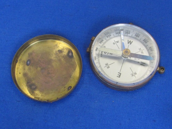 Metal Compass made in Germany – Locking Feature – 1 3/4” in diameter