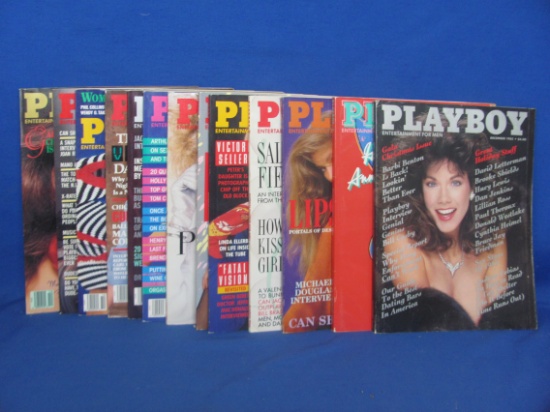 Complete 1986 Set of Playboy Magazines – Also includes Dec. 1985 Issue