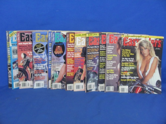 12 Issues of Easyriders Magazine – 1988 to 1990