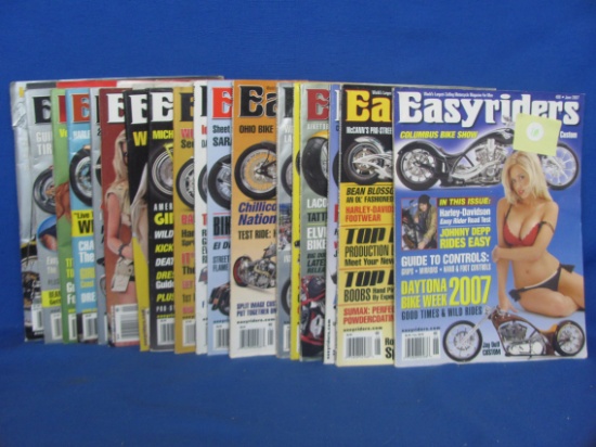 19 Issues of Easyriders Magazine – 2007 to 2018