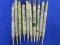 10 Vintage Pearlized Advertising Mechanical Pencils