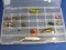 Plano Plastic Tackle Box with Lures/Hooks/Sinkers: Rebel Floater, Bass Oreno & more