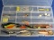 Plano Plastic Tackle Box with Lures: Dardevle/Dardevlet, Salmo & more