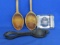 2 Vintage Wooden Spoons & a Cast Iron Lemon Juicer – Spoons are about 13” long