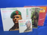 Vietman  Record Collection 45 RPM – Barry Sadler  & LP Album Same “Green Beret”