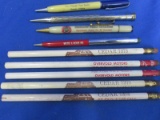Vintage Car Related Wooden & Mechanical Pencils – Please see photos