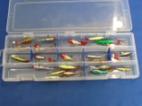 Flambeau Plastic Tackle Box with Lures: Rapala & more