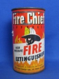Vintage Tin “Fire Chief Fire Extinguisher” - Copyright 1949 – 4 3/4” tall