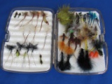 Plano Plastic Case with Fly Fishing Lures