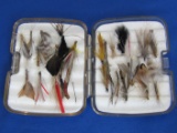 Small Plano Plastic Case with Fly Fishing Lures