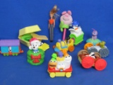Lot of McDonald's Plastic Child's Toys – Variety – 101 Dalmatians, etc..