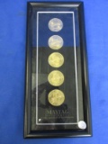 Maytag Appliances Dallas 1997 5 Framed Coins Each Featuring an appliance they Make