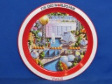 Coca-Cola Tray – 1982 World's Fair in Knoxville, Tennessee – 12 1/4” in diameter