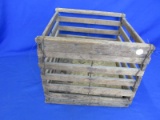 Vintage Wood – Slat  Egg Crate –11” T x 13”  Square appx