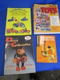 4 Collector's Books: Ceramics of the 20's & 30's -Disney, Motorcycle, Toys