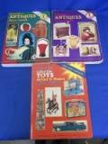 3 Collector's Books Schroeder's Antiques Price Guide (2) & Toys (1)