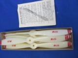 Top Flite Model Airplane Propellers – NOS – Box of 6 8-4 Nylon Props & Instructions