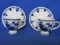 Pair of Delft Cups & Saucers – Hand Painted