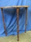 Small Wood Half Table – 22 1/2” tall – 20” wide – 1 leg is loose