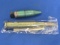 NRA Metal Bottle Opener in Shape of .50 Caliber Bullet & Bullet Shaped Lighter