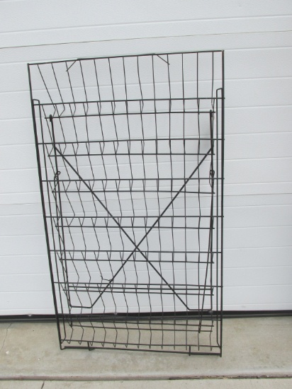 Wire Display Rack – Black – Stands appx 48” T x 27” W