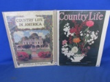 2 Antique Magazine Covers: 1906 & March 1928