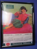 1965 Vintage Dr. Pepper Calendar Page w Donna Loren - September-November