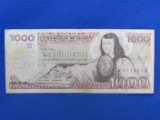 1985 1000 Pesos Bill – El Bankco de Mexico – Un Mil Pesos