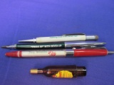 Mechanical Pencils: 2 7-Up & Lord Calvert's Whiskey & a 7-up Pen Tracy, MN Bottler