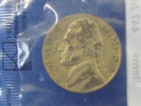Silver Wartime Nickel 1944-P Average Circulated – in Sealed bag