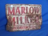 Marlow Milker Saves the Udder Sign – Rusted – 13 3/4” x 10”