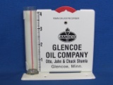 Metal Rain Gauge “Amoco Glencoe Oil Company – Otto, John & Chuck Shamla” MN