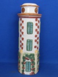 Ceramic Spaghetti Container? Cottage Look – 13 1/4” tall