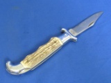 Folding Lock Blade Knife marked “SAB Ridgefield NJ JK 248” - 8 1/2” long open