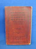 1927 Pocket Edition “National Used Car Market Report Red Book”