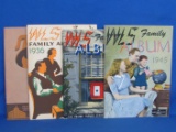4 Issues of the “WLS Family Album” from The Prairie Farmer Radio Station – 1932, 36, 43 & 45