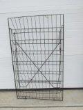 Wire Display Rack – Black – Stands appx 48” T x 27” W