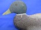 Vintage VICTOR Wooden Mallard Drake Decoy with inset glass eyes