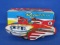 Tin Friction Toy “Rocket Racer” in Box – 7 1/2” long – Very Colorful – Made in China
