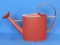Newer Metal Watering Can – Brick Red – 12” wide – 8 1/2” tall