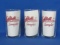 3 Schell Brewing Co. Sampler Glass Tumblers – 4” tall