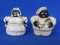 Chalkware Salt & Pepper Shakers – Souvenir of Rochester, Minn. - About 2 1/2” tall