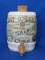 Ceramic Keg “David Barry Tea & Wine Merchant” - Made in Ireland – 6” tall without cork